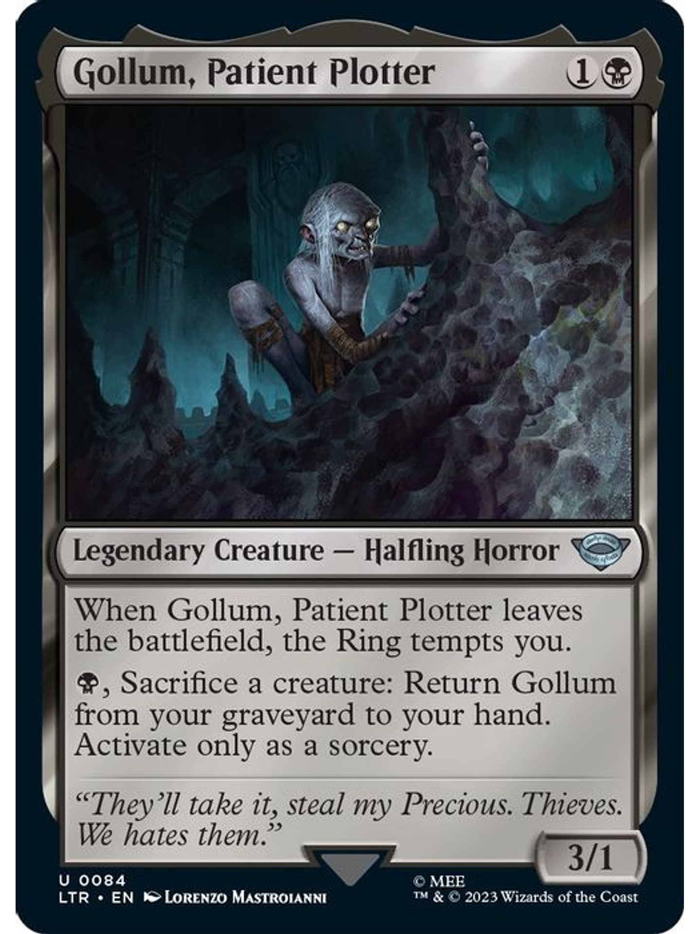 LTR-0084 U Gollum, Patient Plotter 1