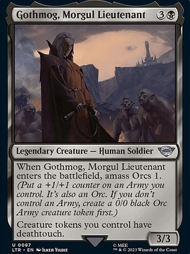 LTR-0087 U Gothmog, Morgul Lieutenant