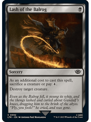 LTR-0092 C Lash of the Balrog