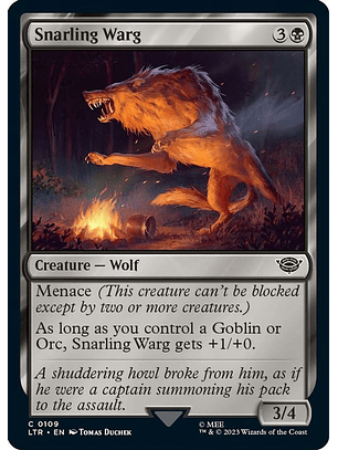 LTR-0109 C Snarling Warg