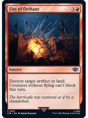 LTR-0127 C Fire of Orthanc