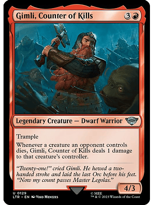 LTR-0129 U Gimli, Counter of Kills