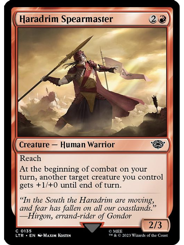 LTR-0135 C Haradrim Spearmaster 1