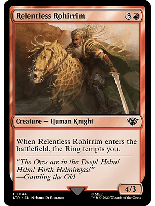LTR-0144 C Relentless Rohirrim