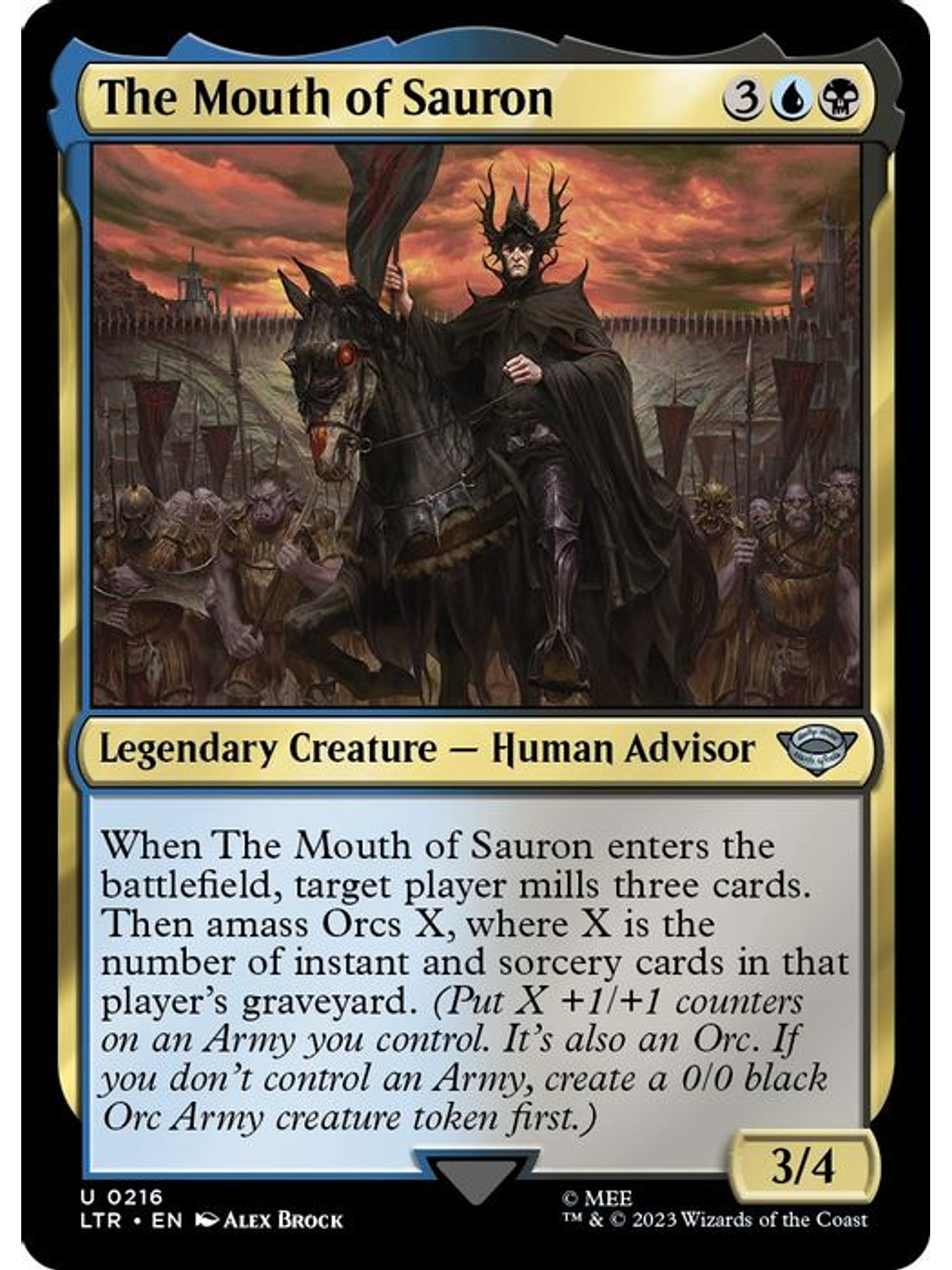 LTR-0216 U The Mouth of Sauron 1