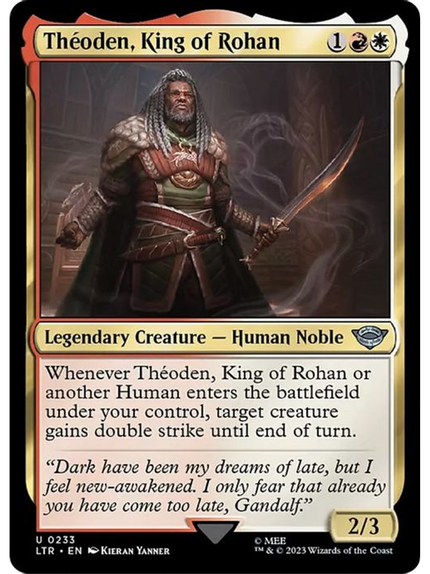 LTR-0233 U Theoden, King of Rohan 1