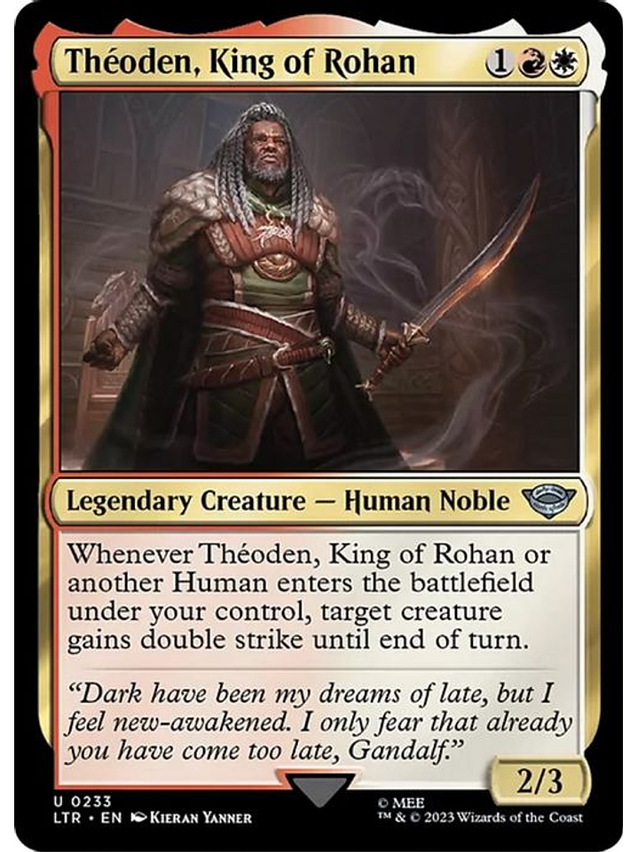 LTR-0233 U Theoden, King of Rohan 1