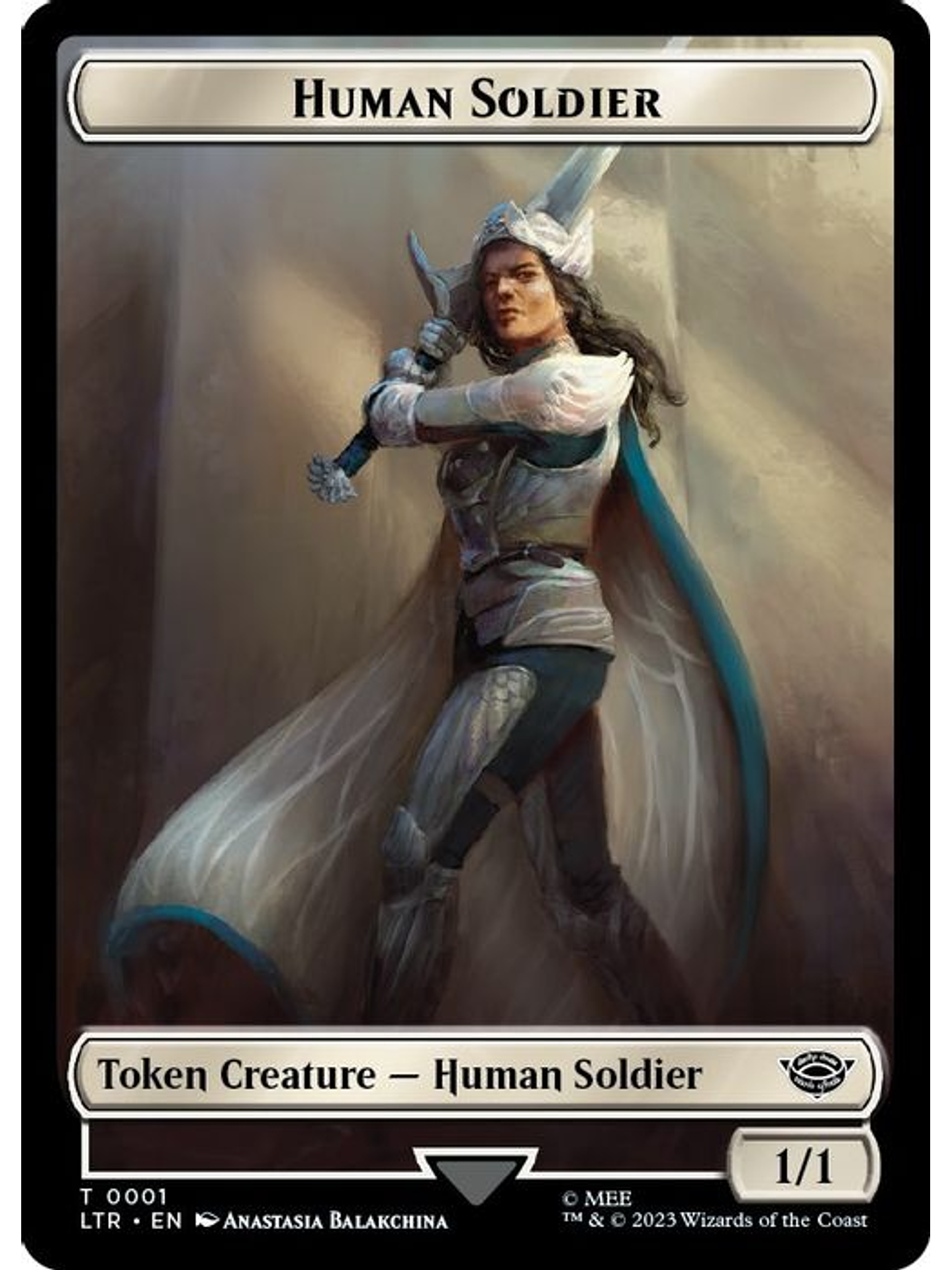 T-0001 T Human Soldier Token (0001) 1