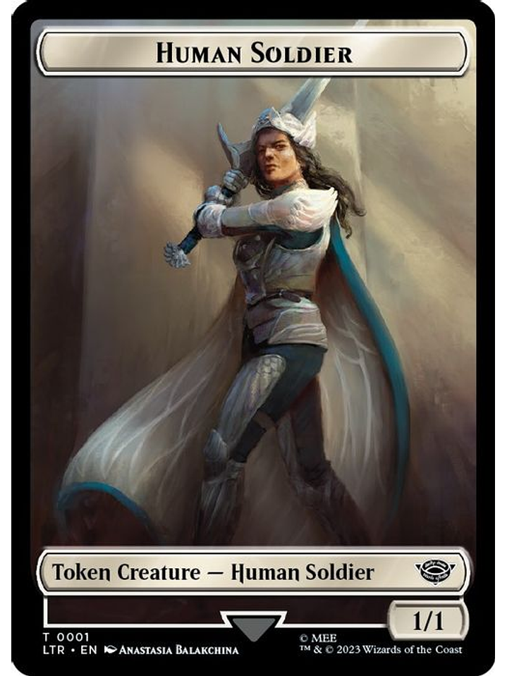 T-0001 T Human Soldier Token (0001) 1
