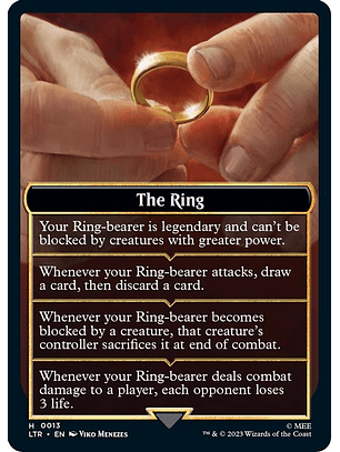 T-0013 T The Ring Helper Card
