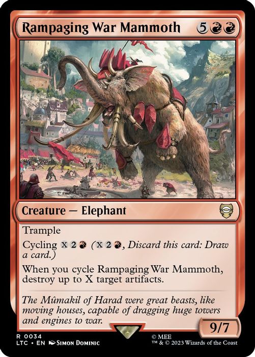 LTC-0034 R Rampaging War Mammoth