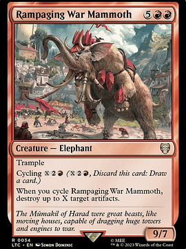 LTC-0034 R Rampaging War Mammoth