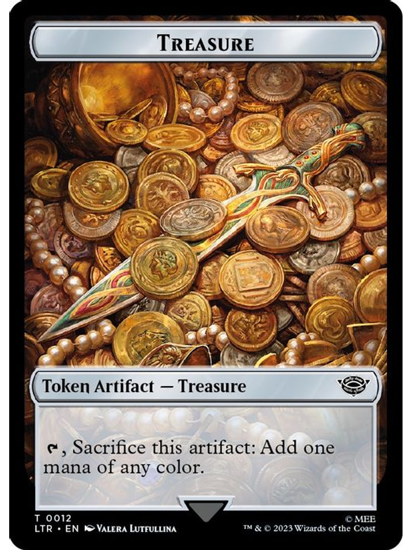 TC-0012 T Treasure // Wraith Double-Sided Token 1