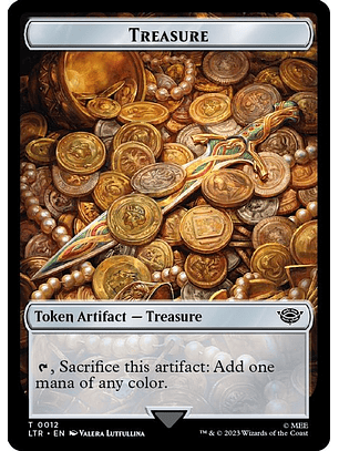 TC-0012 T Treasure // Wraith Double-Sided Token