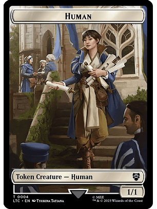 TC-0017 T Human // Treasure Double-sided Token