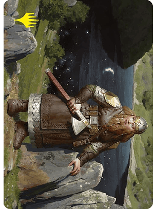 LTC ART-0068 S Mirrormere Guardian Art Card (Gold-Stamped Signature)