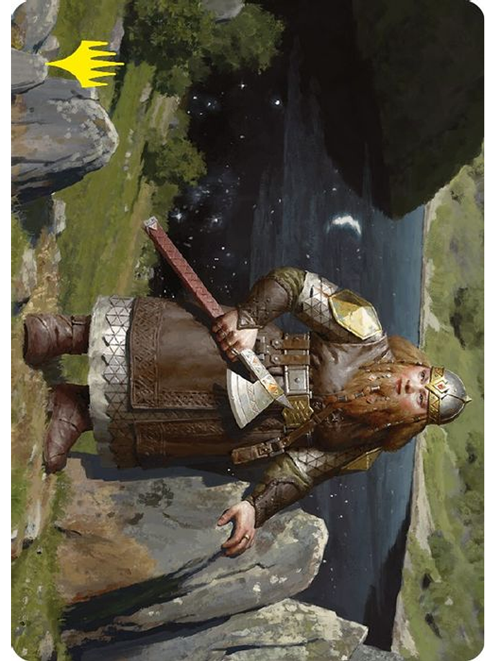 LTC ART-0068 S Mirrormere Guardian Art Card (Gold-Stamped Signature) 1