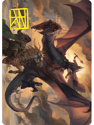 LTC ART-0071 S Witch-king, Bringer of Ruin Art Card (Gold-Stamped Signature)