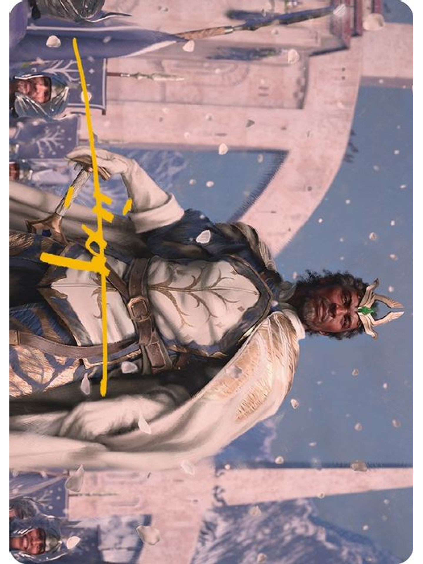 LTC ART-0078 S Aragorn, King of Gondor Art Card (Gold-Stamped Signature) 1