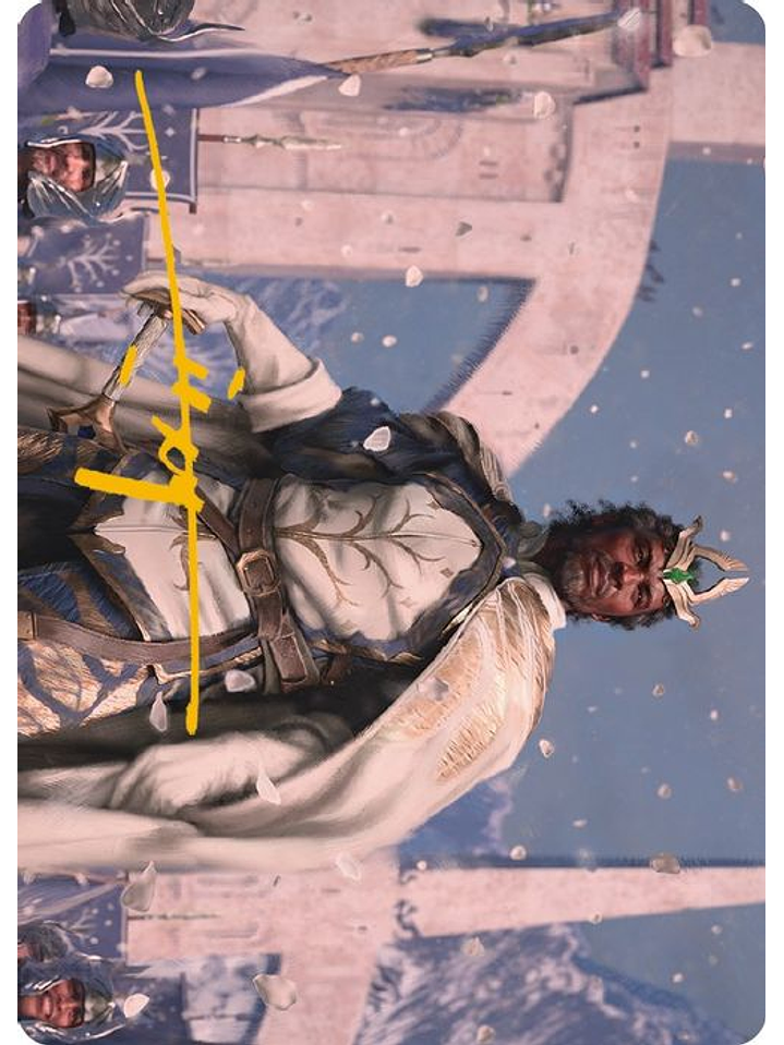 LTC ART-0078 S Aragorn, King of Gondor Art Card (Gold-Stamped Signature) 1