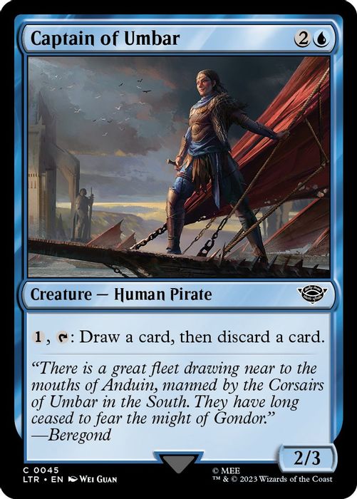 LTR-0045 C Captain of Umbar (Foil)