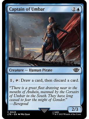 LTR-0045 C Captain of Umbar (Foil)