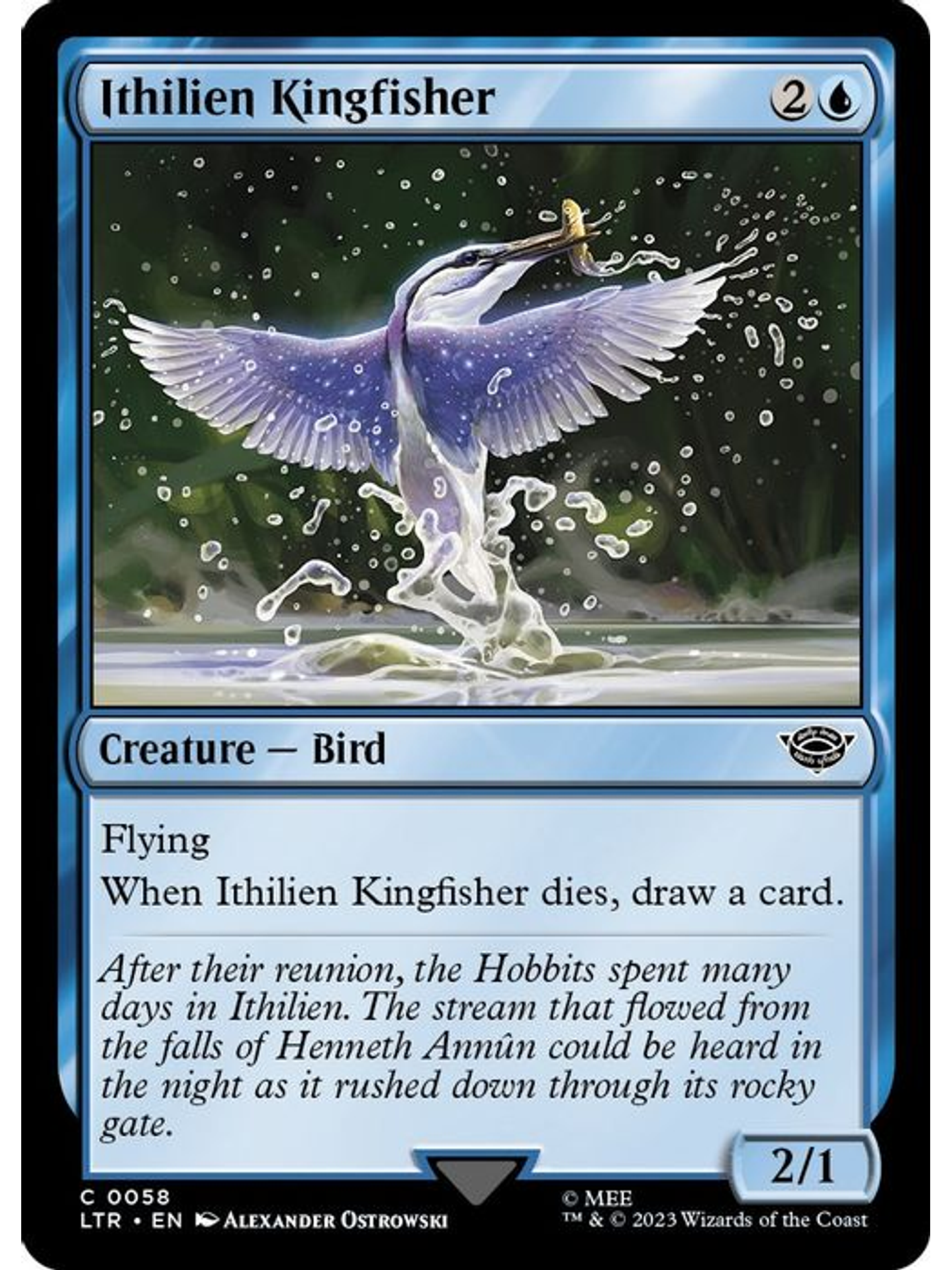 LTR-0058 C Ithilien Kingfisher (Foil) 1