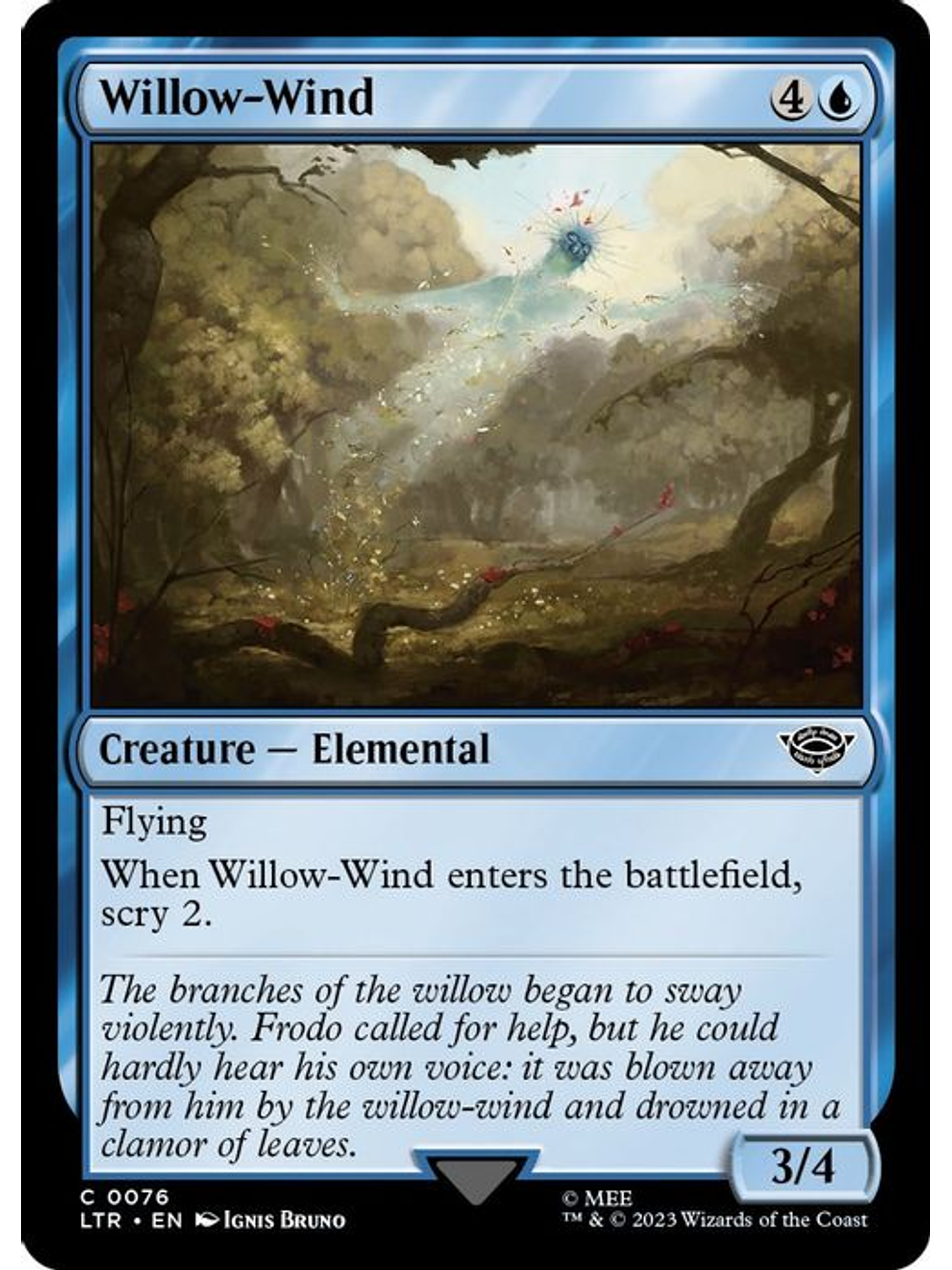 LTR-0076 C Willow-Wind (Foil) 1
