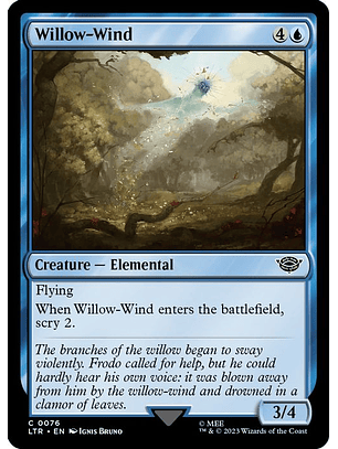 LTR-0076 C Willow-Wind (Foil)