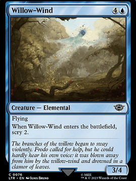 LTR-0076 C Willow-Wind (Foil)