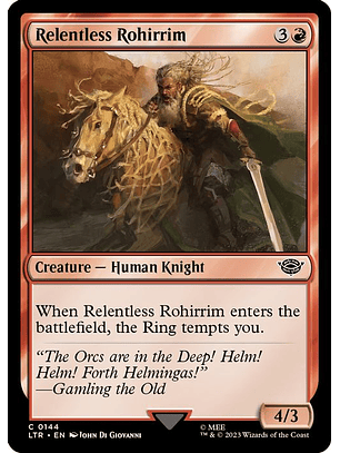 LTR-0144 C Relentless Rohirrim (Foil)