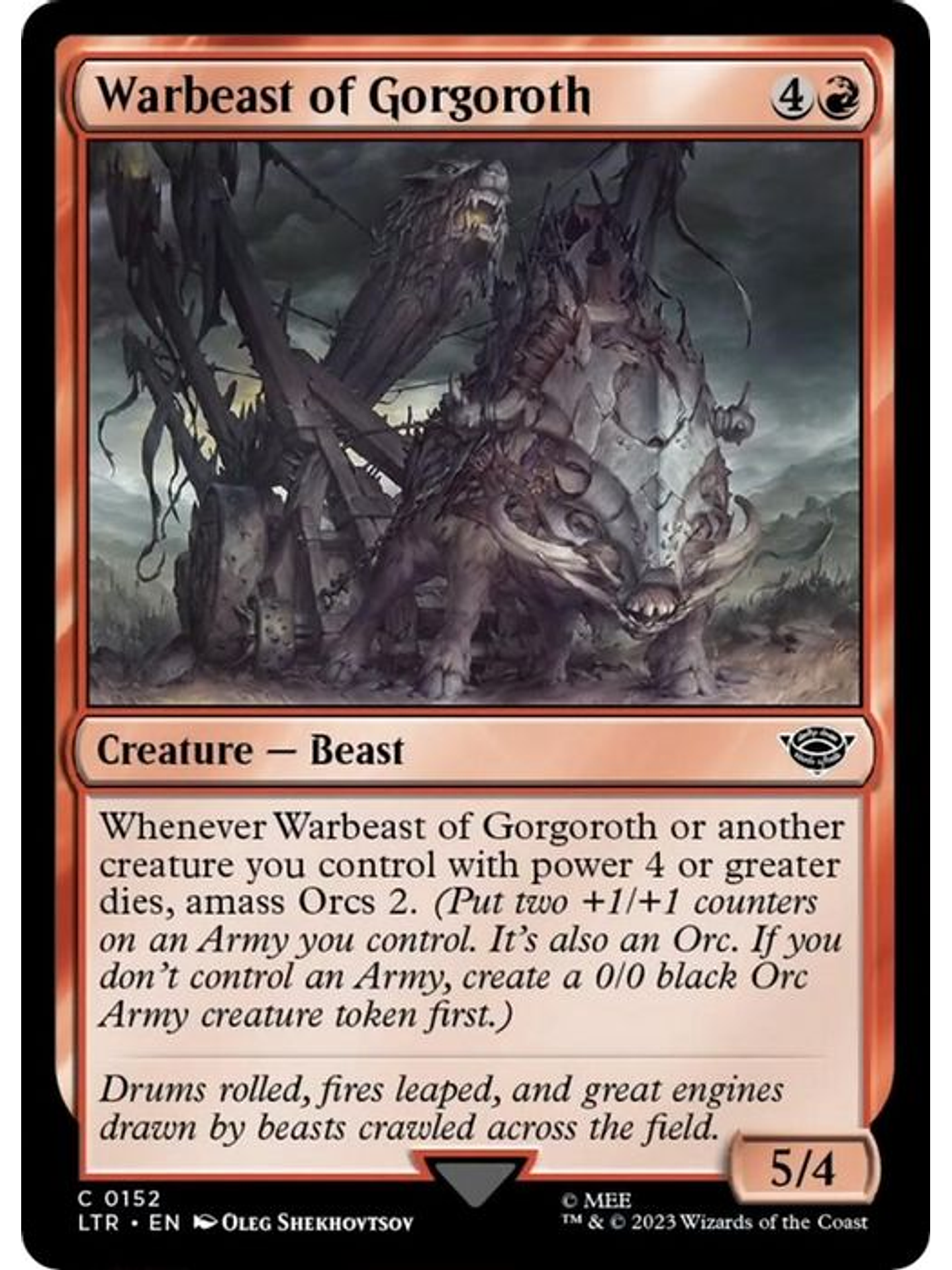 LTR-0152 C Warbeast of Gorgoroth (Foil) 1