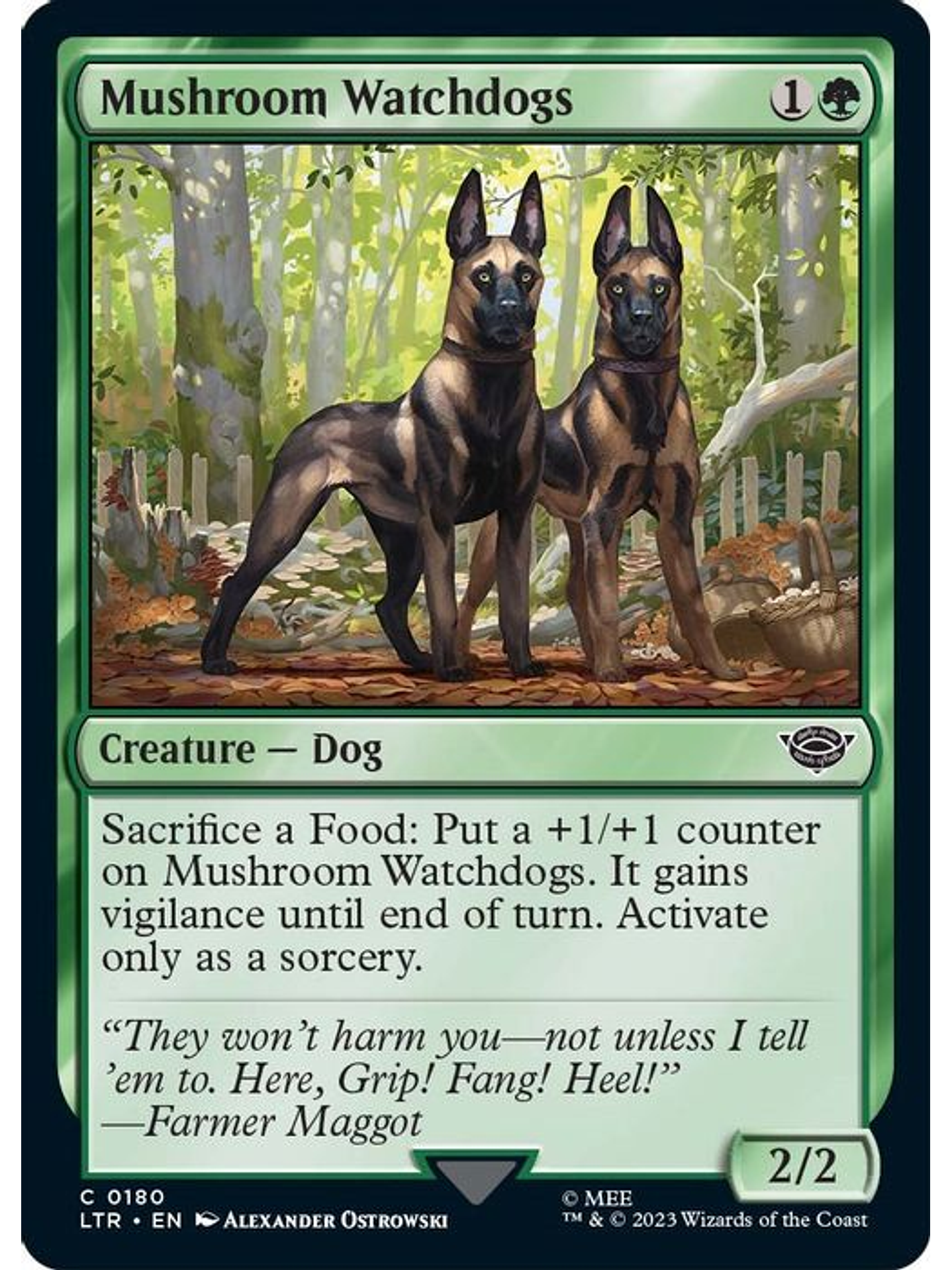 LTR-0180 C Mushroom Watchdogs (Foil) 1