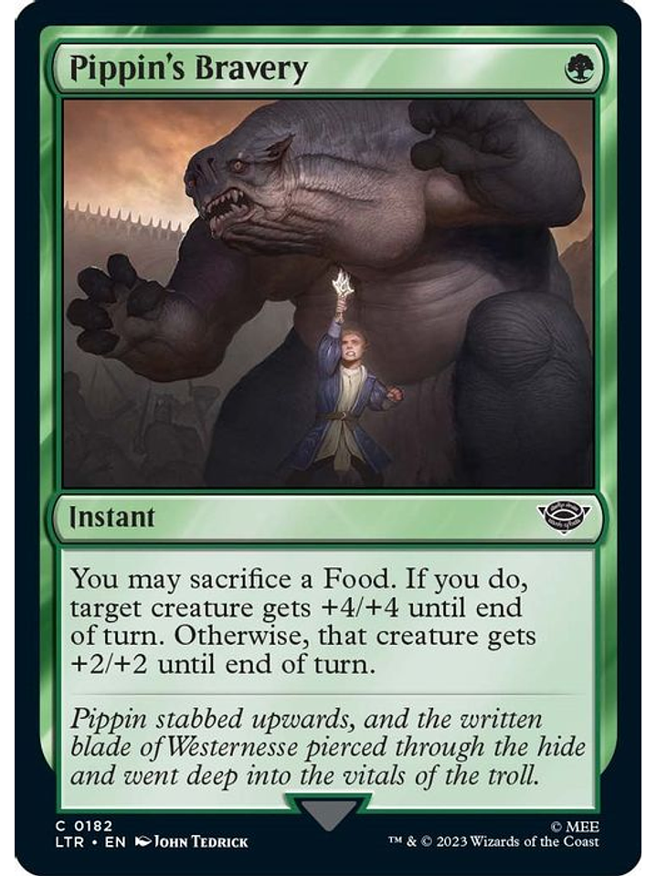 LTR-0182 C Pippin's Bravery (Foil) 1