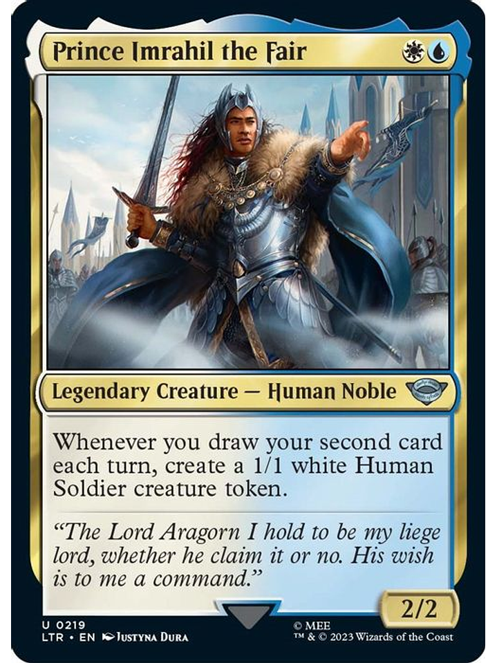 LTR-0219 U Prince Imrahil the Fair (Foil) 1