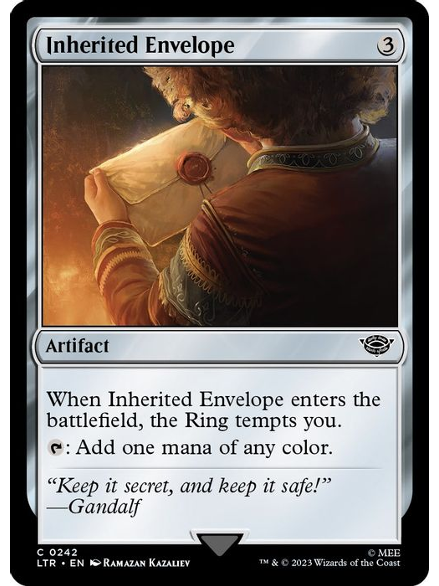 LTR-0242 C Inherited Envelope (Foil) 1