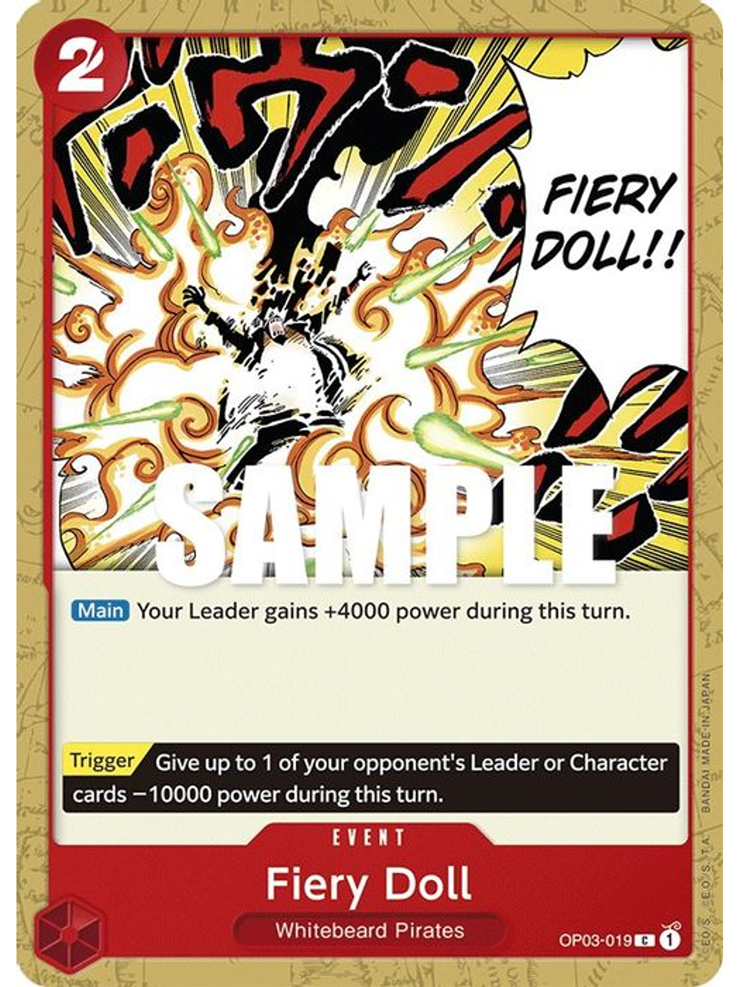 OP03-019 C Fiery Doll 1