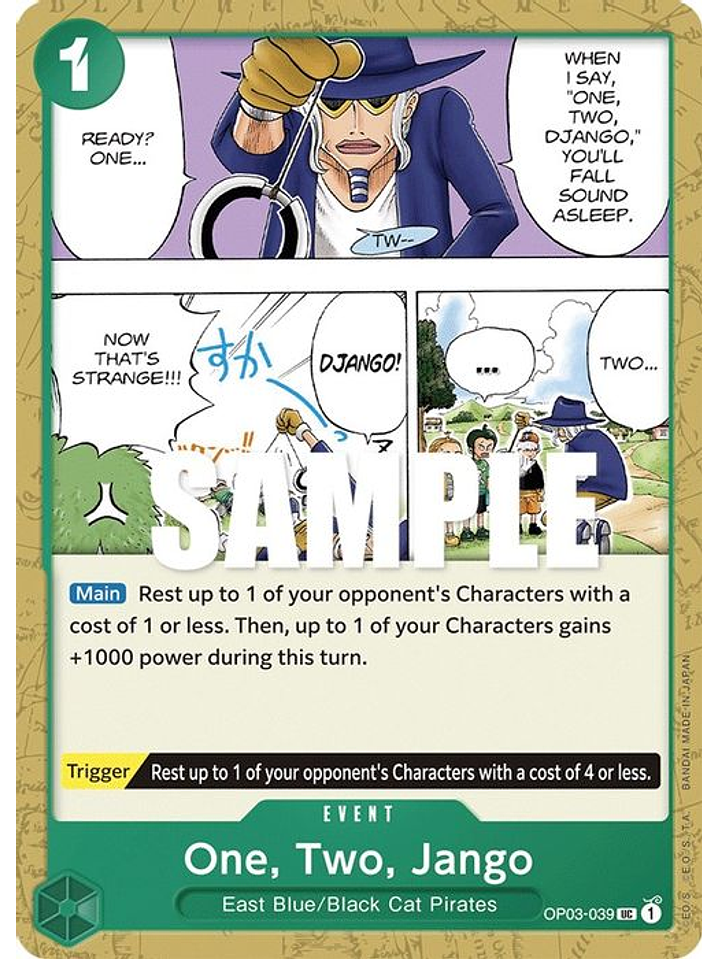 OP03-039 UC One, Two, Jango 1