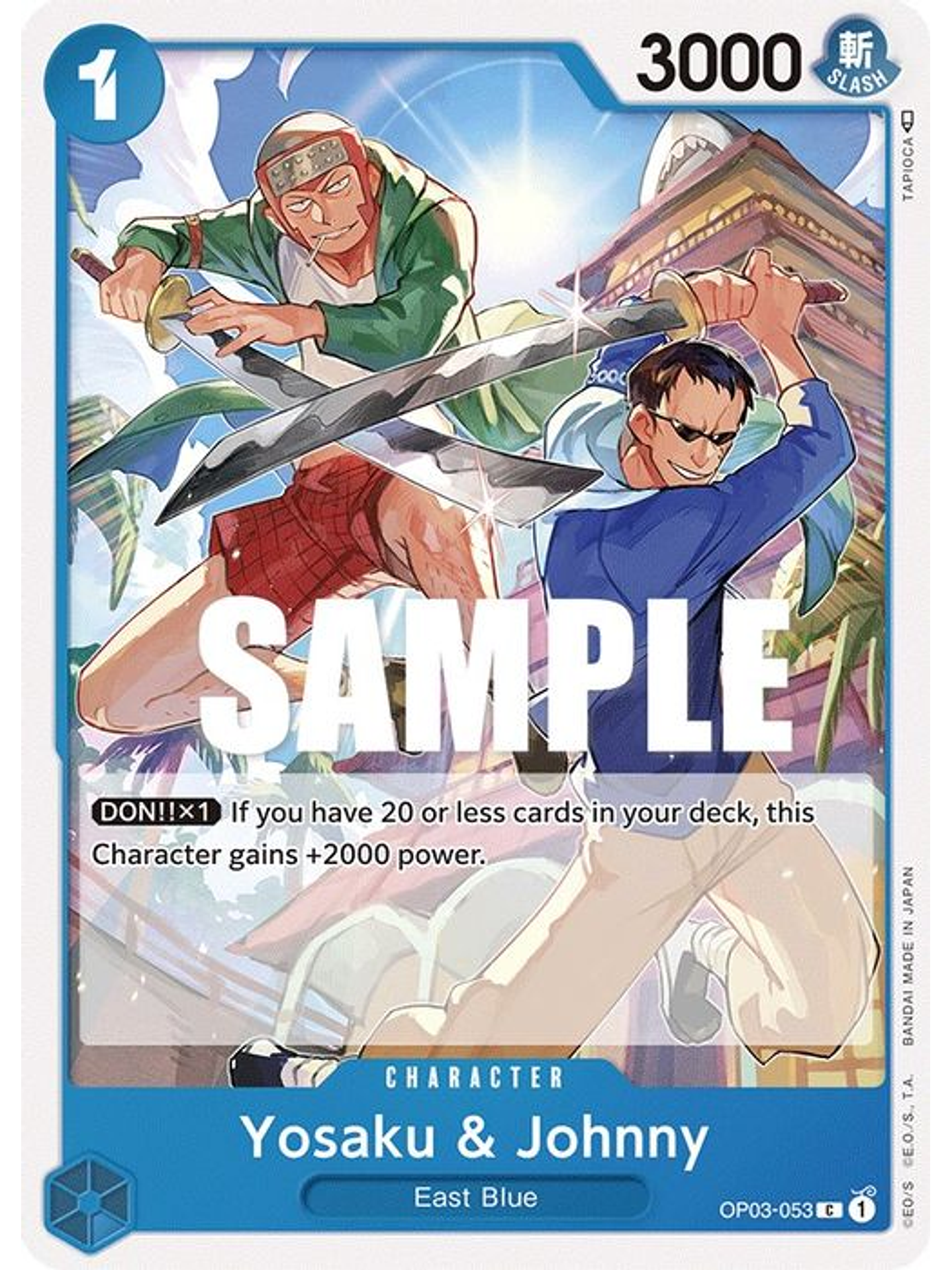 OP03-053 C Yosaku & Johnny 1