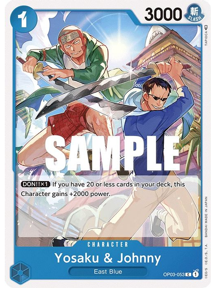 OP03-053 C Yosaku & Johnny 1