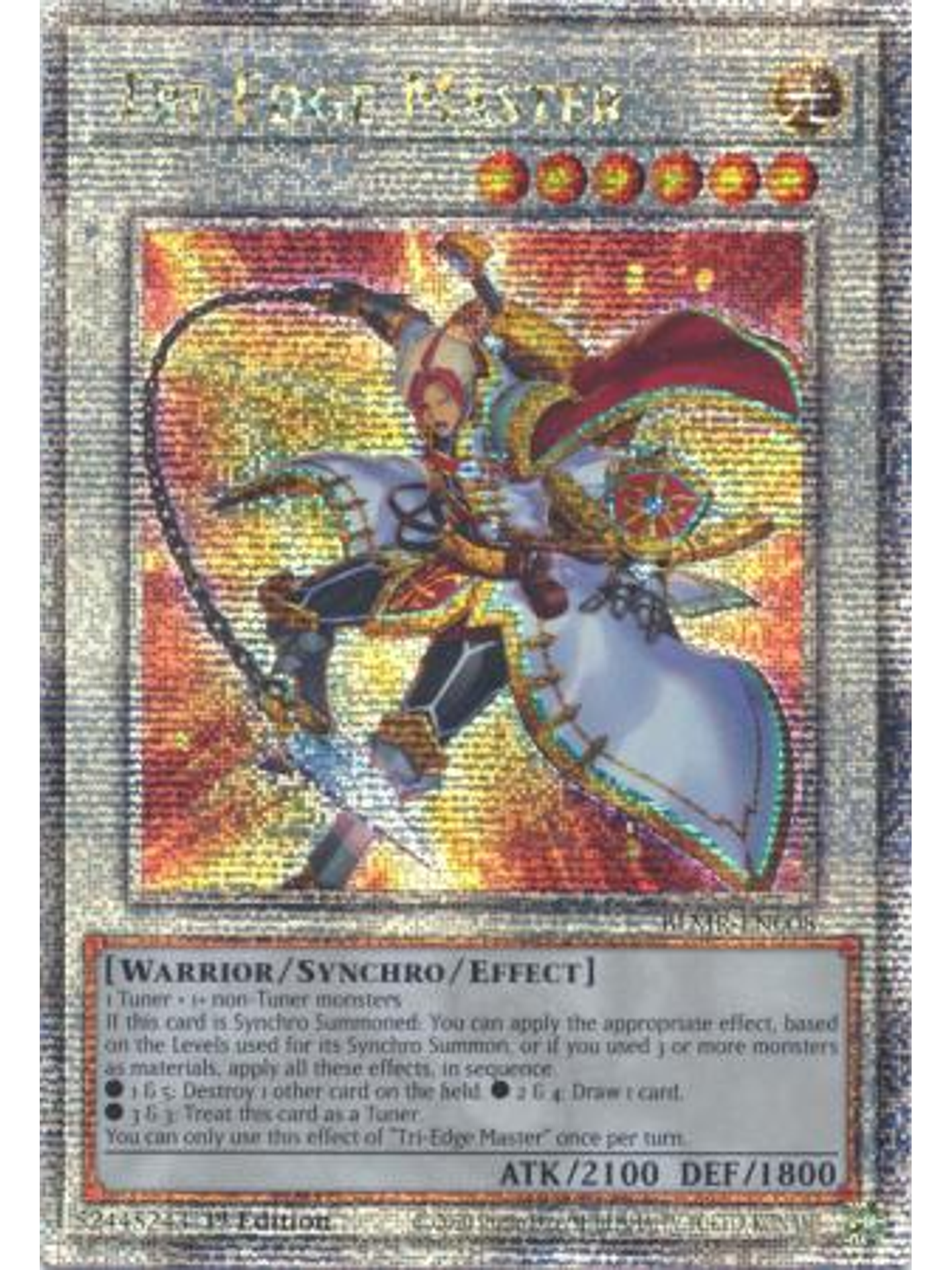 Tri-Edge Master - BLMR-EN008 - Quarter Century Rare 1st Edition 1