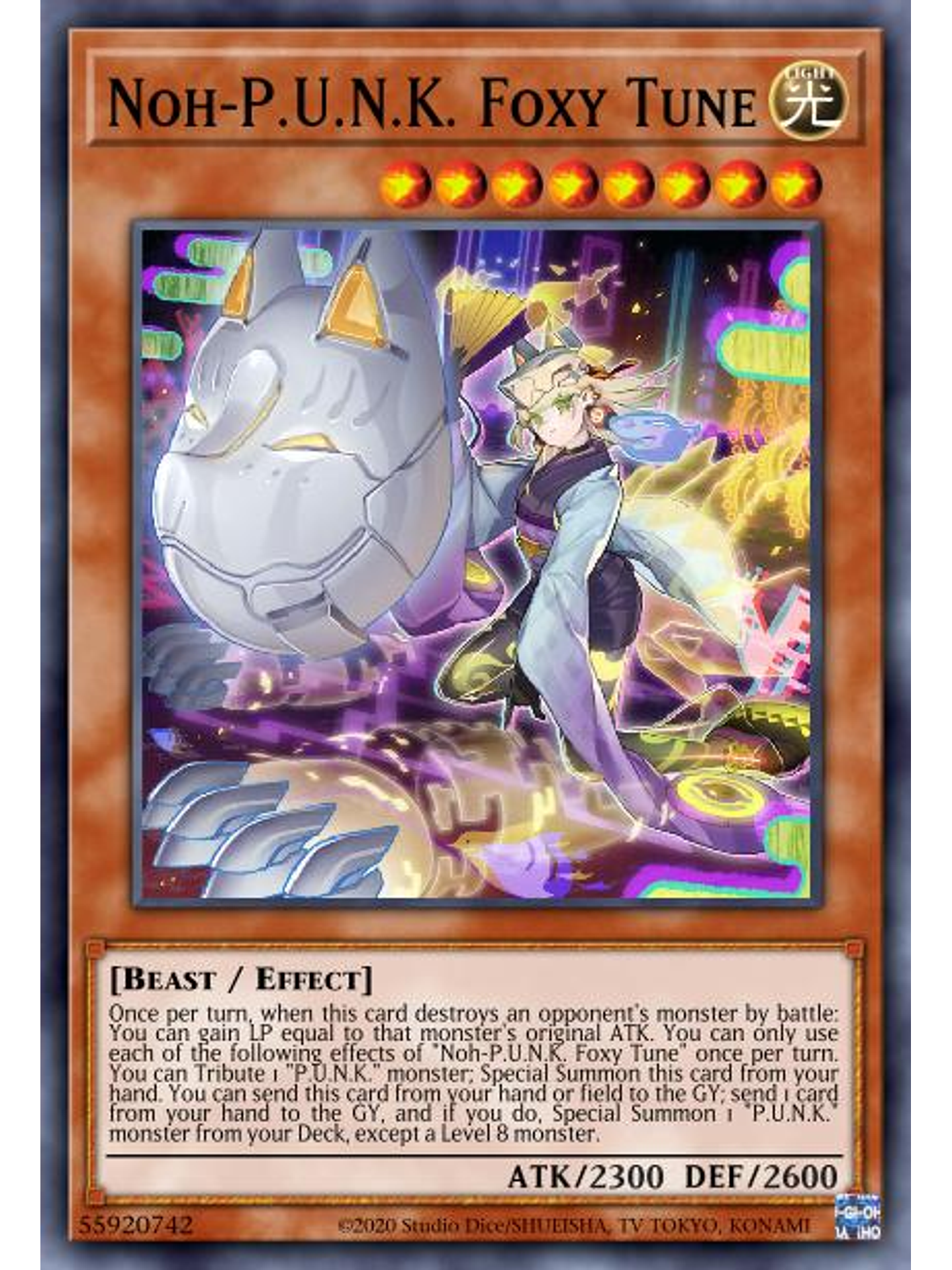 Noh-P.U.N.K. Foxy Tune - BLMR-EN063 - Quarter Century Secret 1st Edition 1