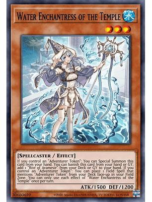 Water Enchantress of the Temple - BLMR-EN065 - Quarter Century Secret 1st Edition