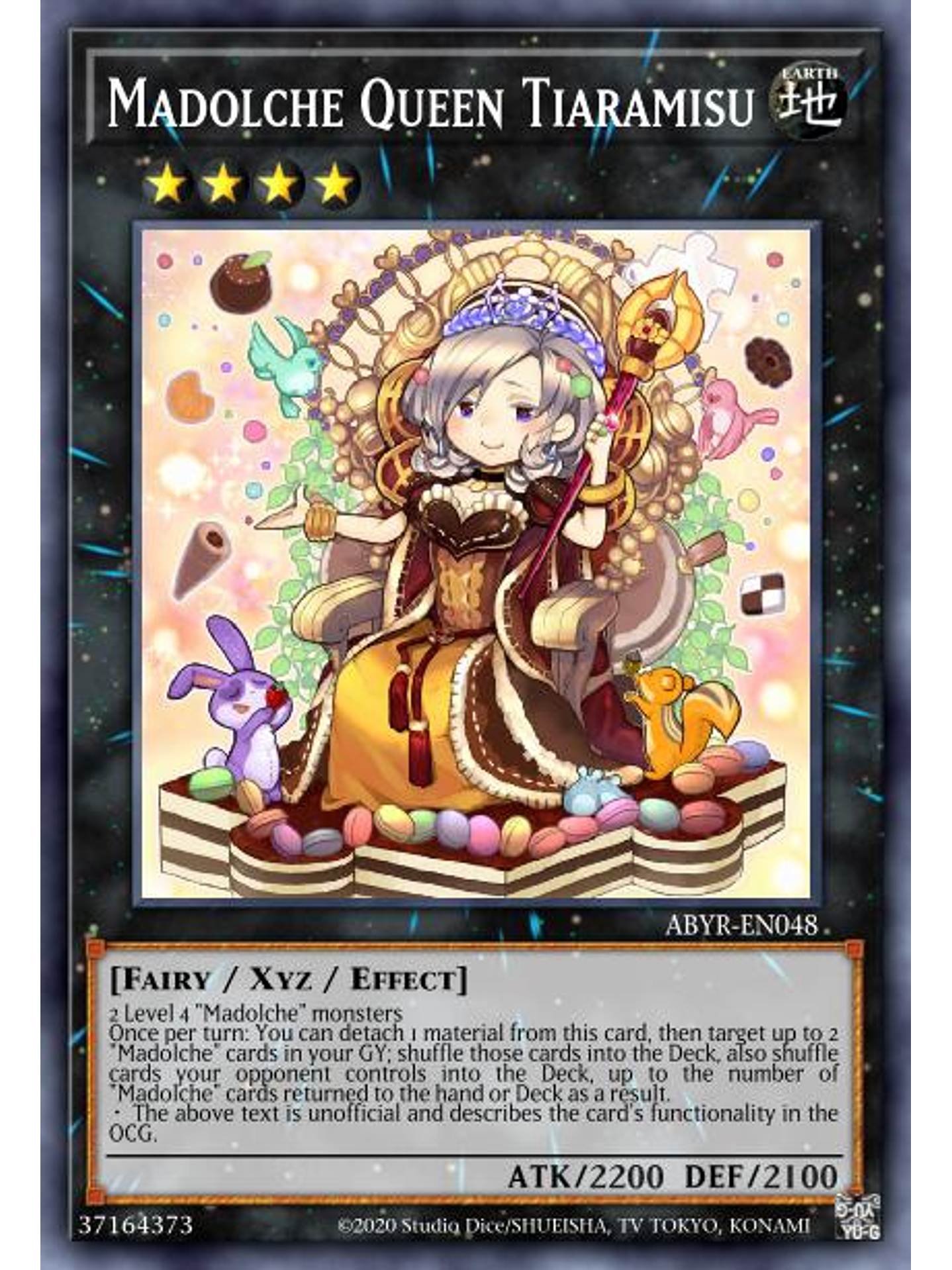 Madolche Queen Tiaramisu - BLMR-EN076 - Quarter Century Secret 1st Edition 1