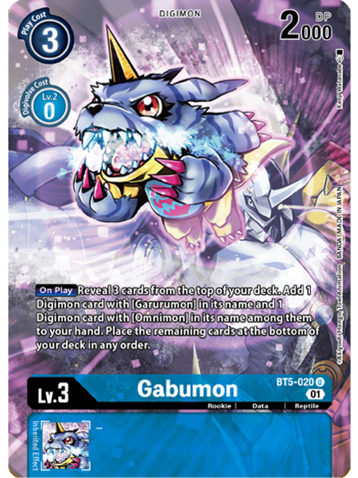 BT5-020 (Alternative Art) Gabumon 1