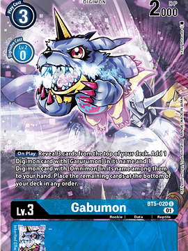 BT5-020 (Alternative Art) Gabumon