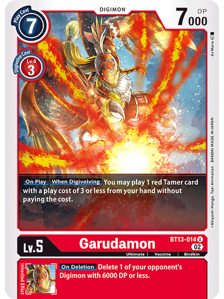 BT13-014 U Garudamon 1