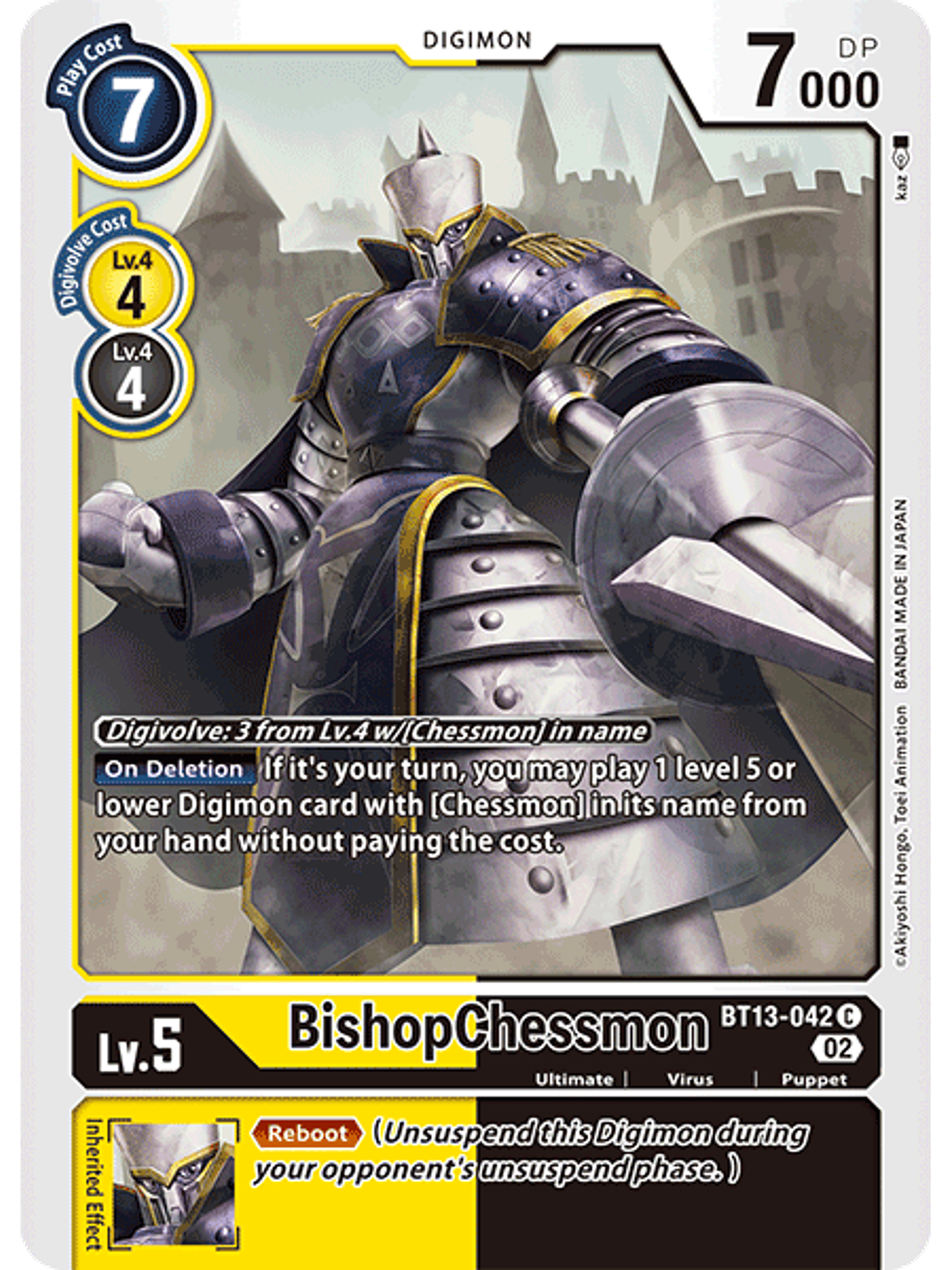 BT13-042 C BishopChessmon 1