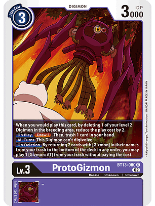 BT13-080 C ProtoGizmon