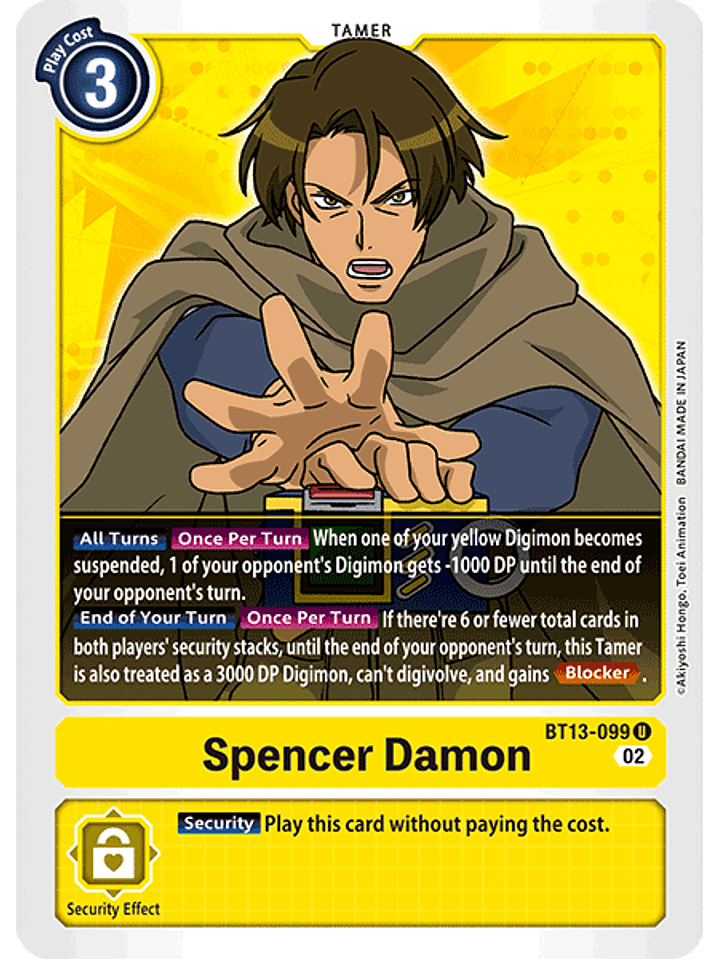 BT13-099 U Spencer Damon 1